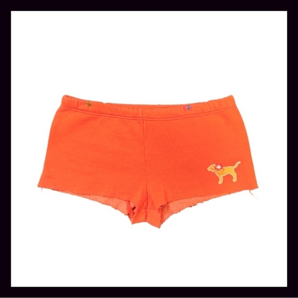 Vintage Victorias Secret PINK Orange Embroidered Matching Set Size Medium - Picture 4 of 16